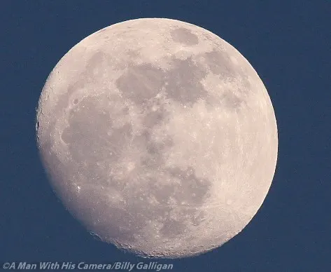 Moon over Dublin Tonight