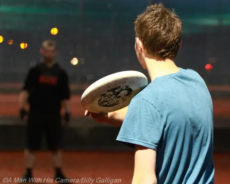 Day 16 Frisbee Throwing