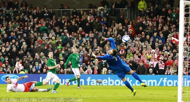 Day 37 Goal for Ireland vPoland